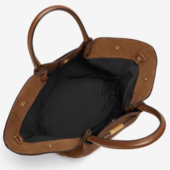 DeMellier London Suede Midi New York Bag with crossbody strap - Picture 5 of 17